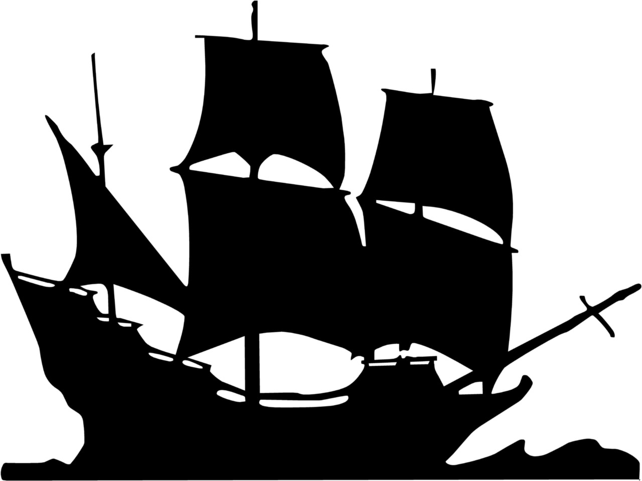 Pirate ship clipart.