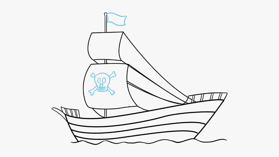 How draw pirate.