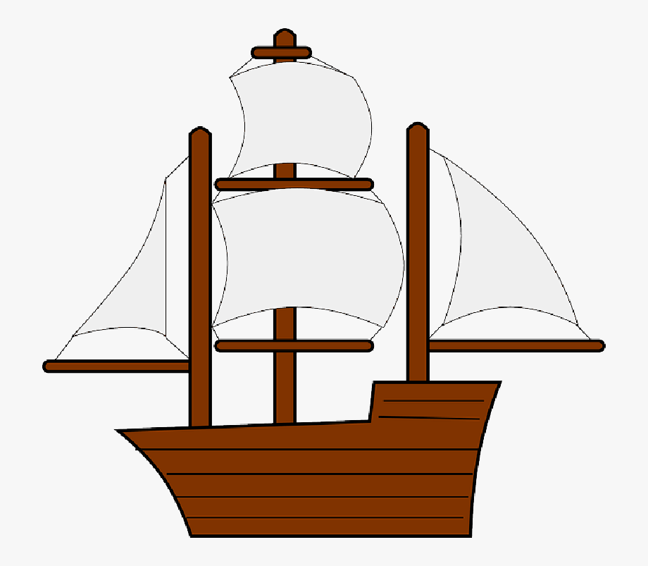 Mayflower Clipart Sail Boat