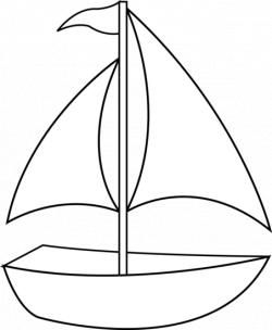 Ship clipart black and white
