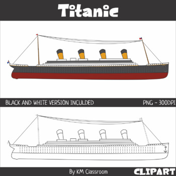 Titanic ship clipart.