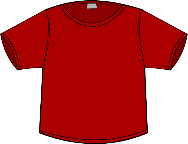 Red tshirt cliparts.
