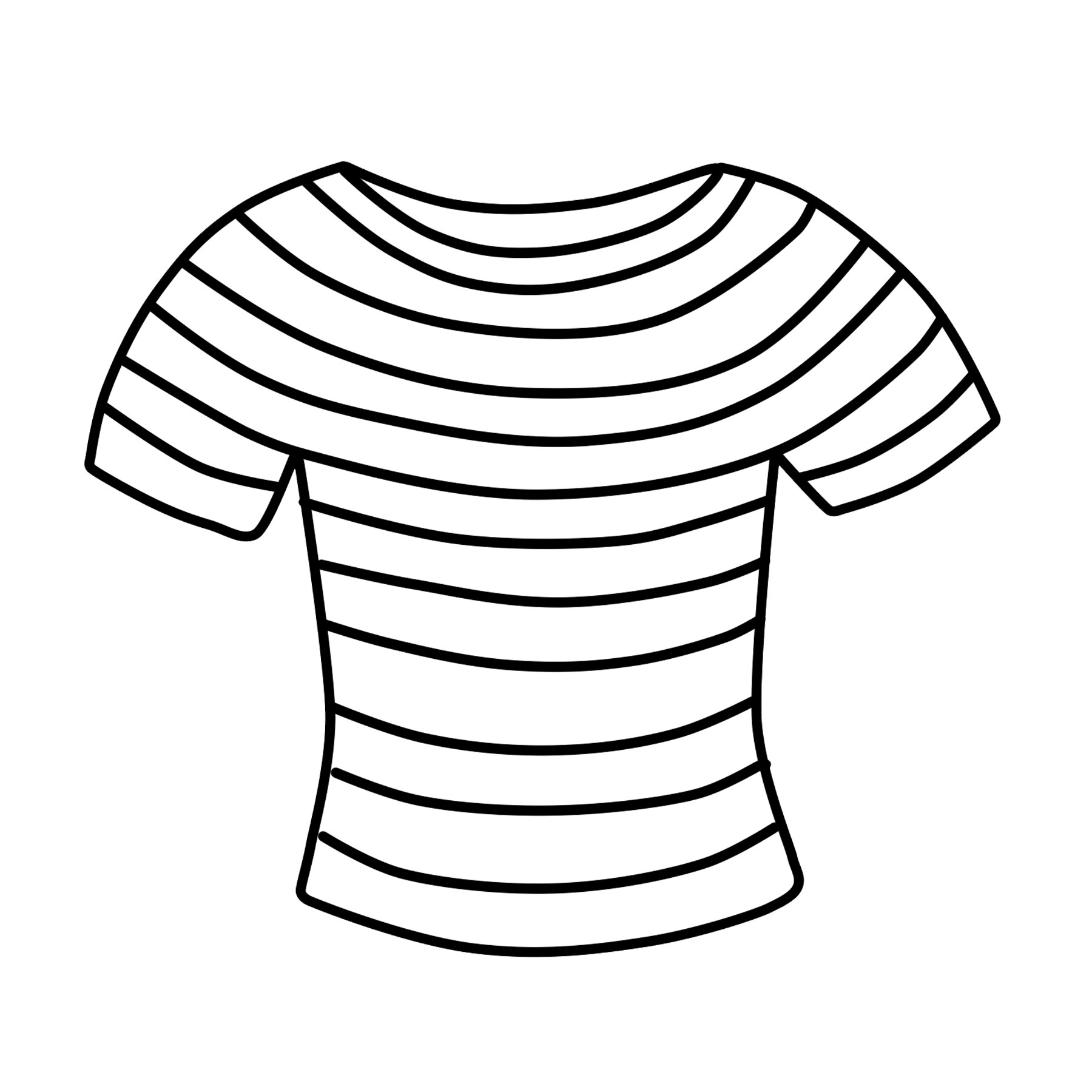 T Clipart Wiring Diagram Database Shirt Free Striped Clip