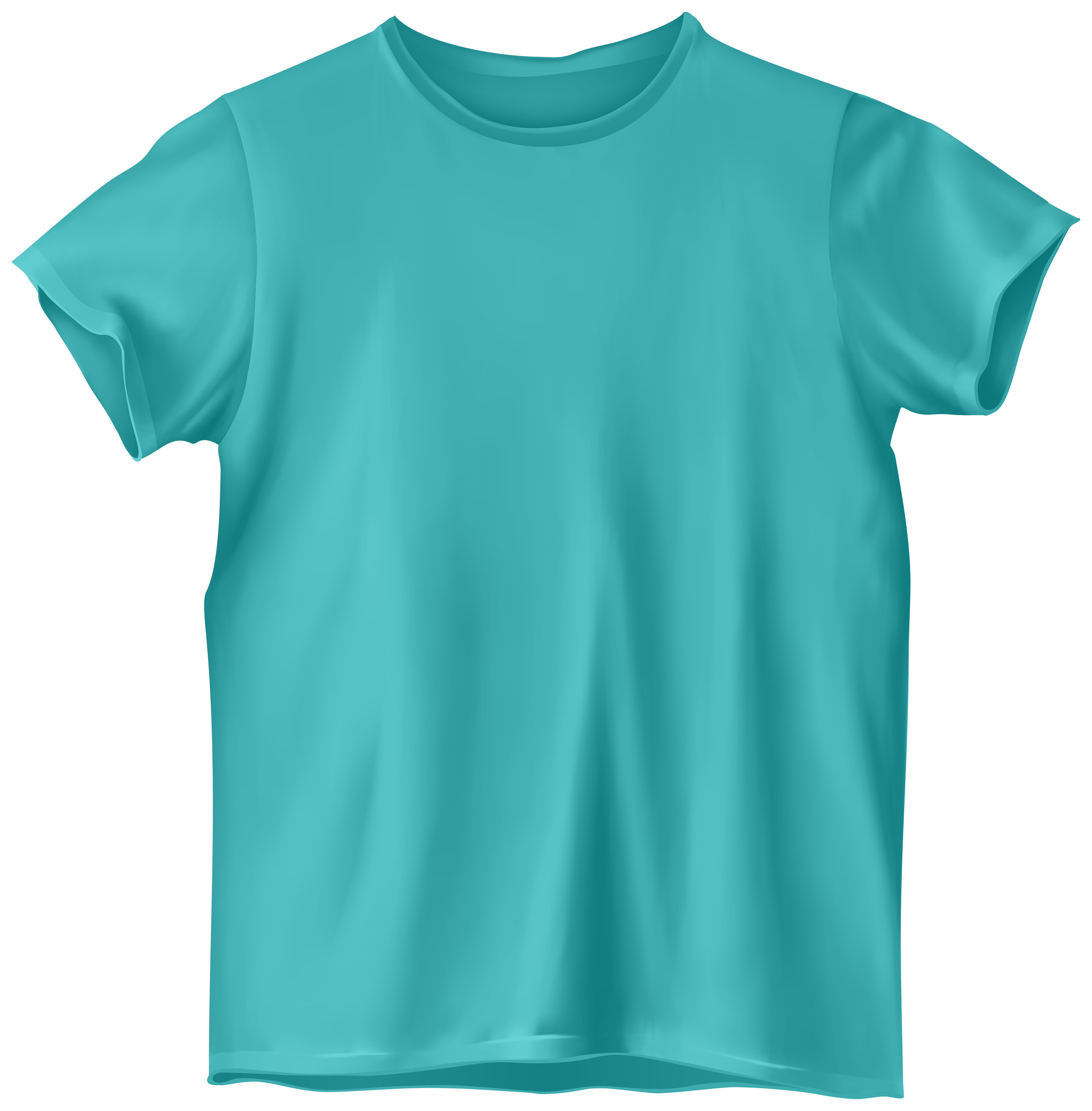 Blue T Shirt PNG Clipart