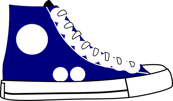shoes clipart blue