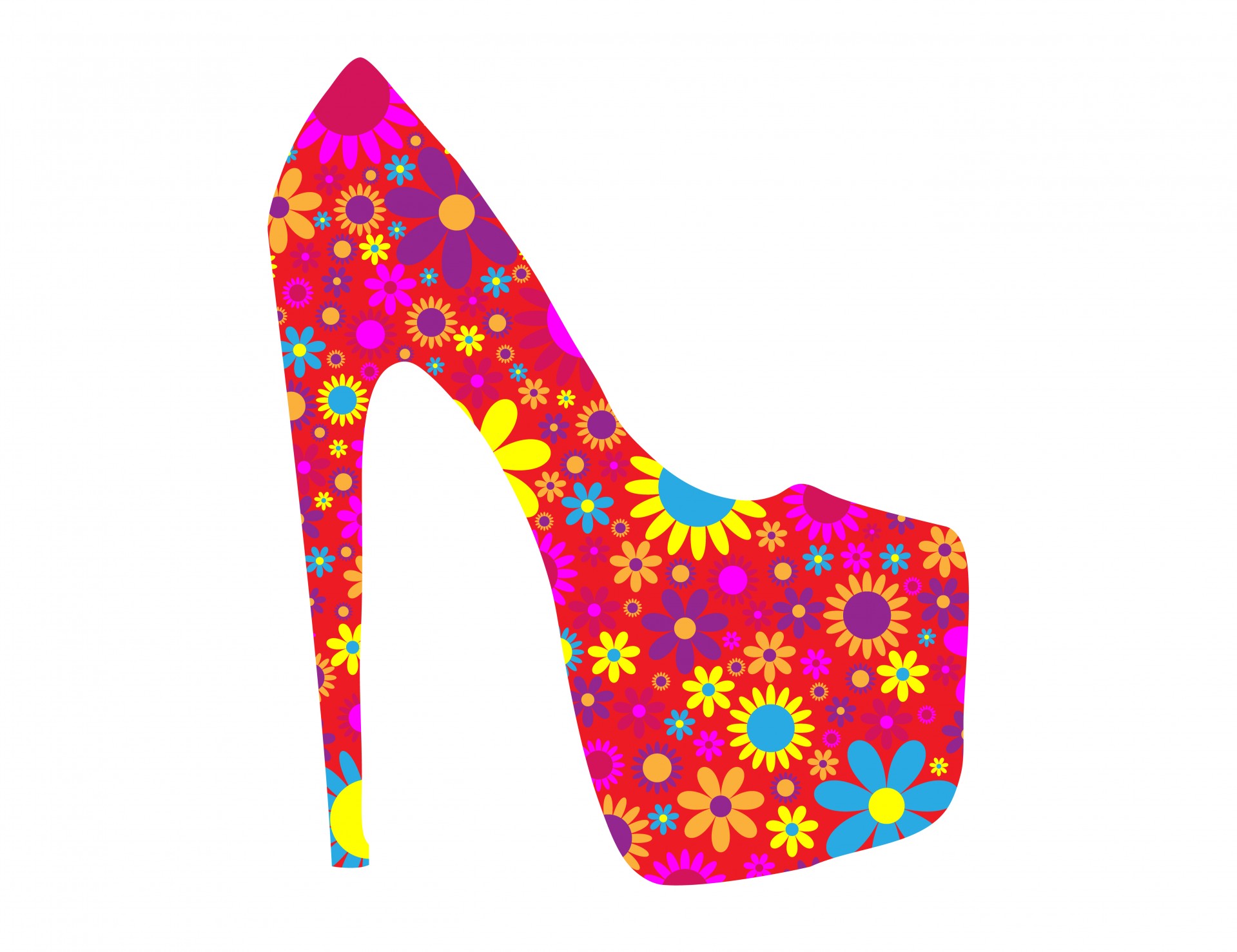 Shoe,shoes,floral,flowery,flowers