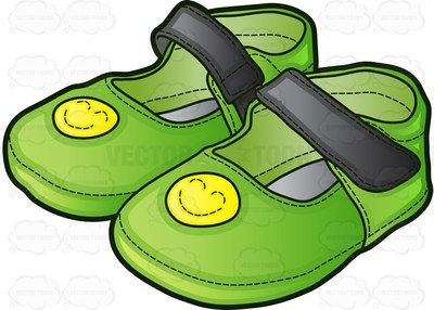 shoes clipart green
