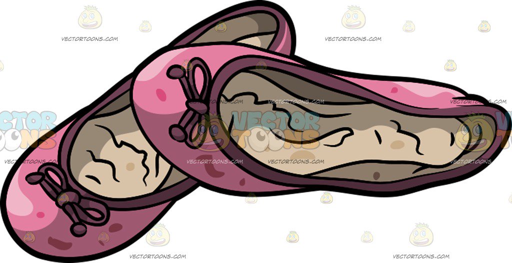 Old shoes clipart