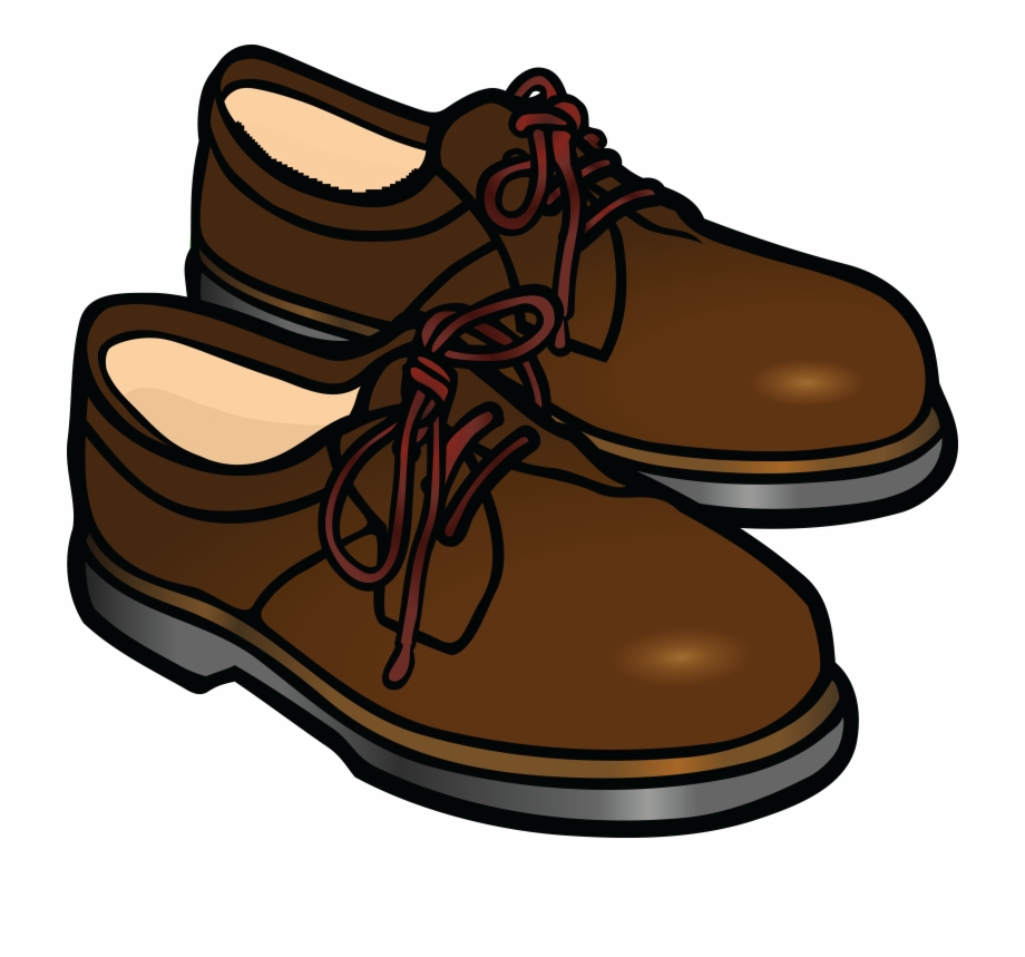 Free Clipart Of A Pair Of Mens Shoes