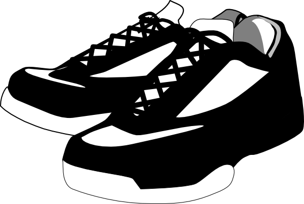 Sports shoes clip.