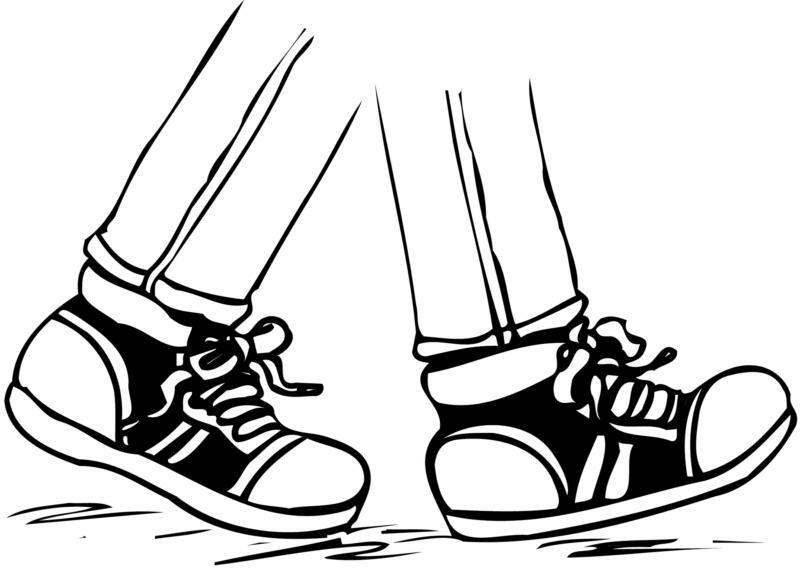 Animated shoes clipart.