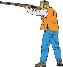 Clay target clipart.