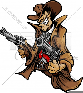 Pistols Shooting Animated Clipart