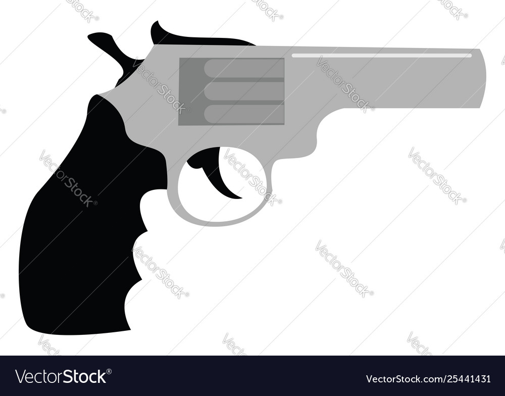 Clipart revolver black.