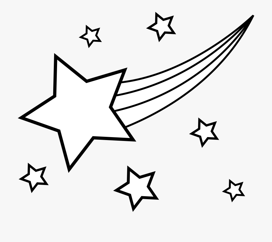 Star Black And White Image Of Star Clipart Black And