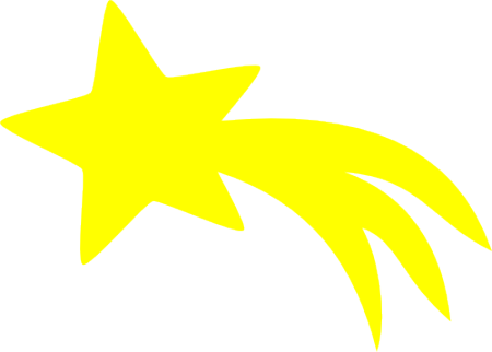 Cartoon shooting star clipart images gallery for free