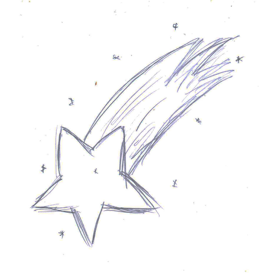 Free Shooting Star Drawing, Download Free Clip Art, Free