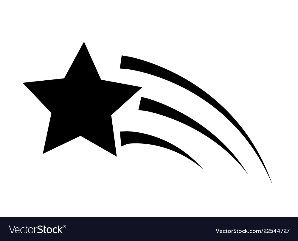 Shooting star vector clipart images gallery for free