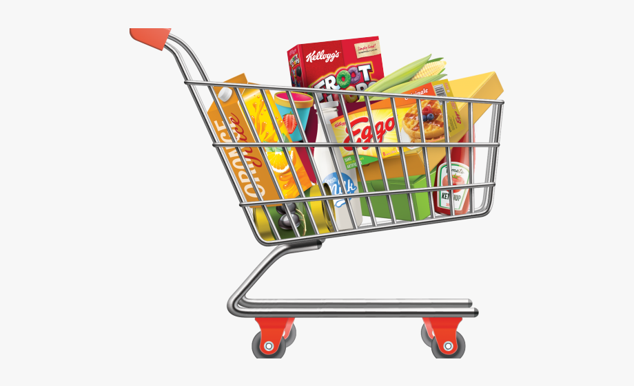 Cart clipart grocery.