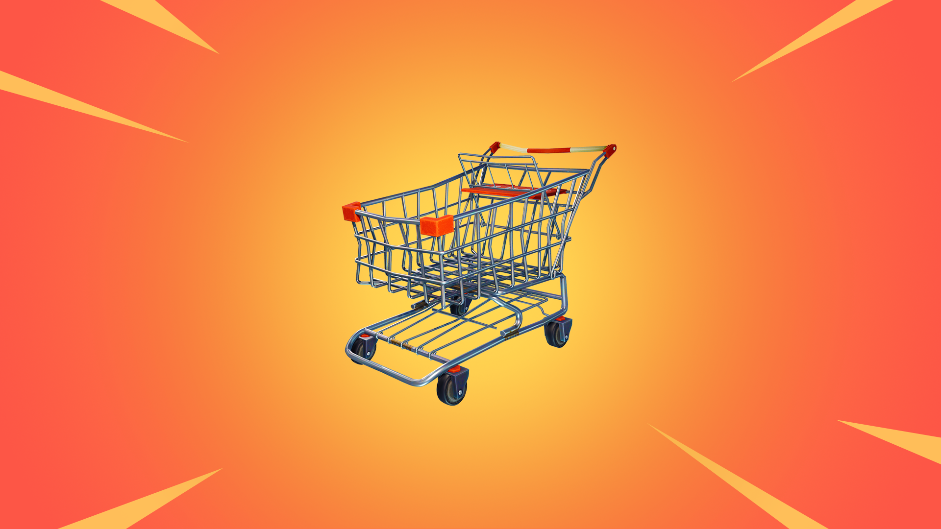 Fortnite shopping cart lineart