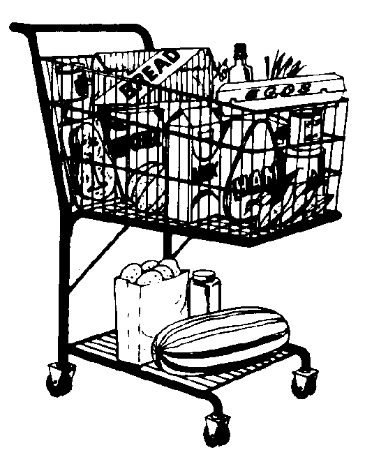 Free grocery basket.