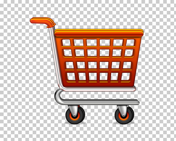 Shopping cart Online shopping Icon, Red Shopping Cart PNG