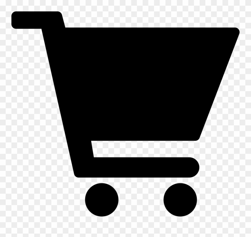 shopping cart clipart silhouette