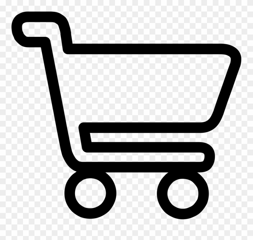 Shopping Cart Logo Png White Clipart