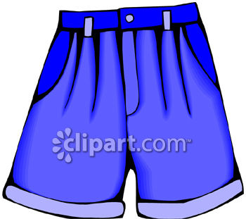 Clothes and shorts clipart image