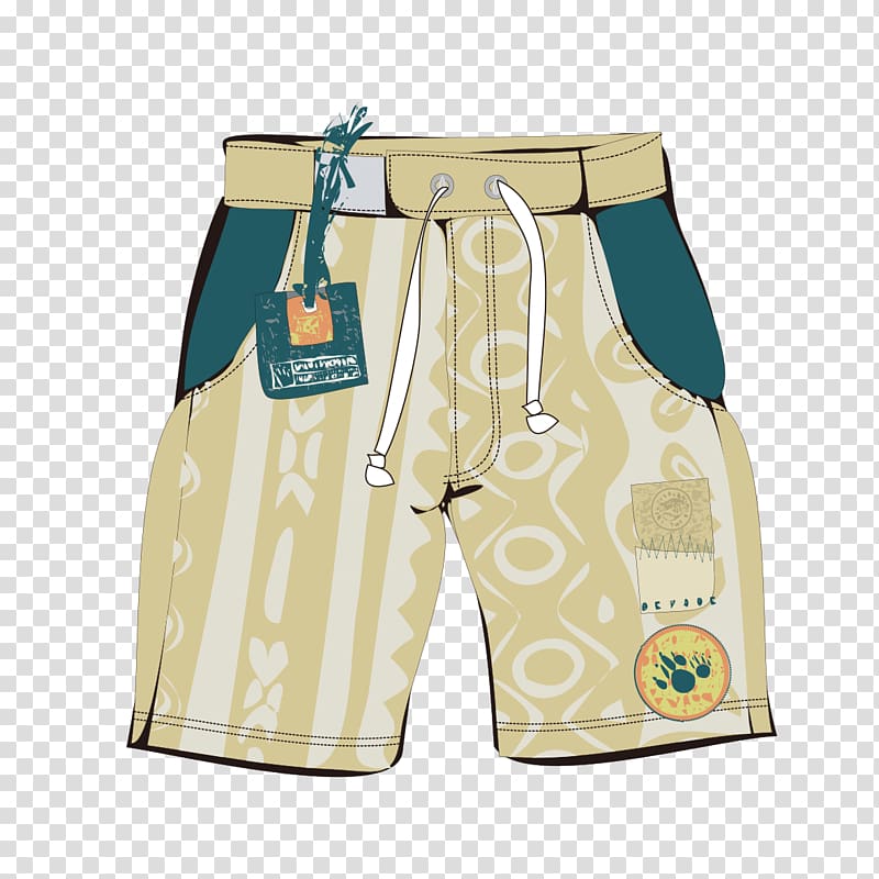 The Shorts Trousers, Cartoon cute shorts transparent