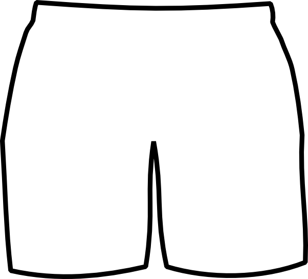 Clipart boy template sport shorts