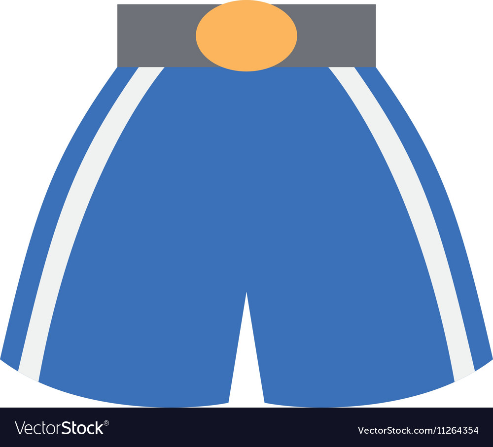 Boxing shorts uniform isolated icon
