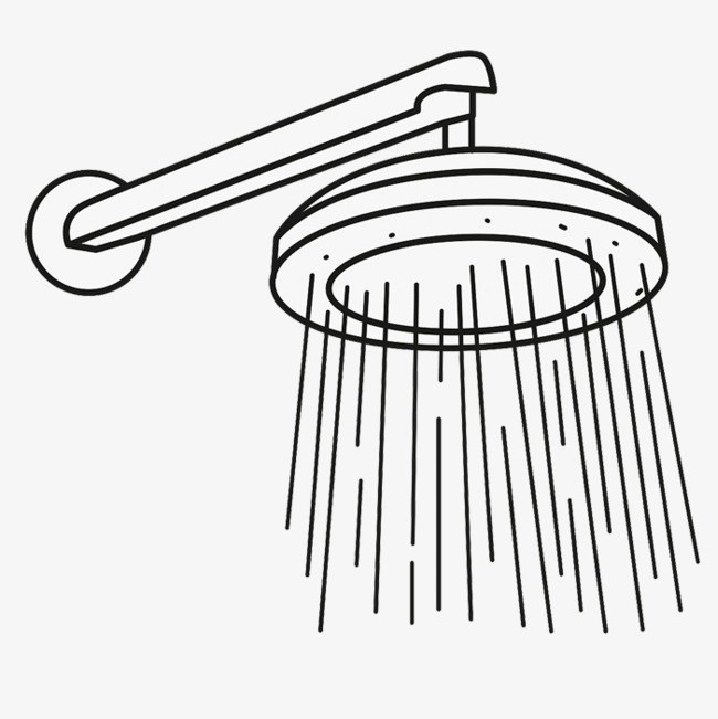Shower head drawing.