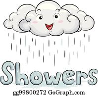 Rain shower clip.