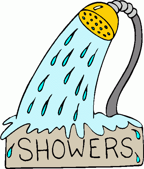 Free shower time.