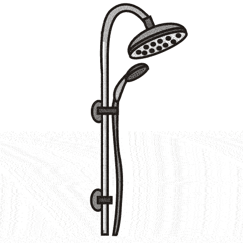 Shower water clipart.