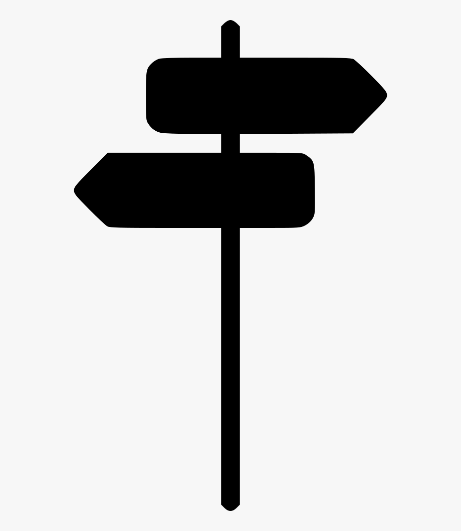 Direction sign arrow.