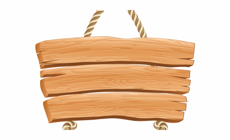 Signboard clipart wood.