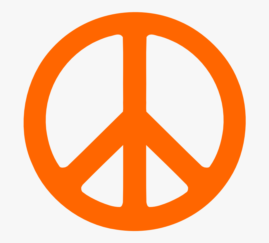Peace sign clipart.
