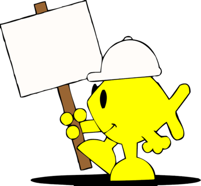 sign clipart picket