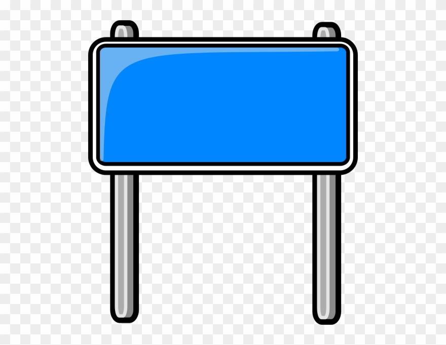 sign clipart road