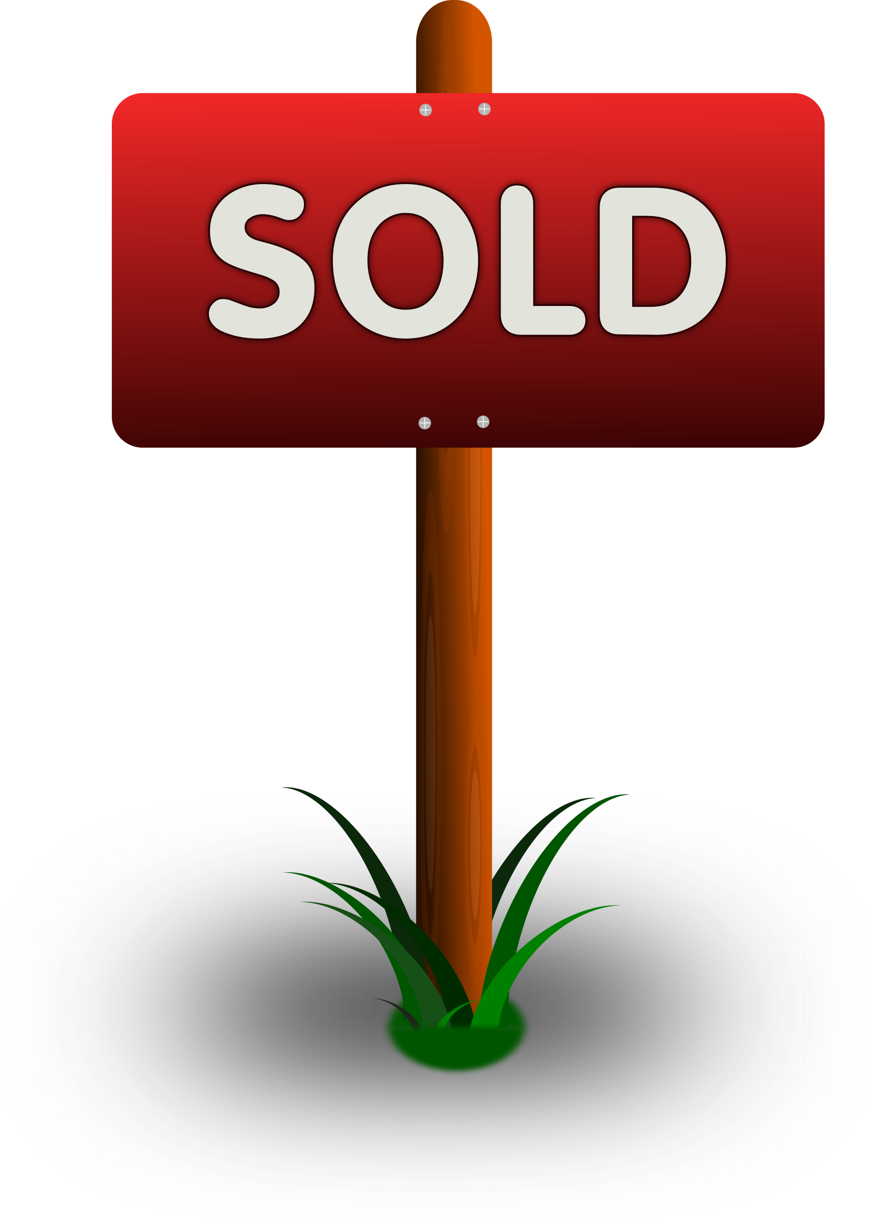 Clipart sold sign.