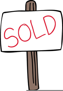 Sold sign clipart.