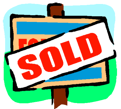 Sold sign clipart free