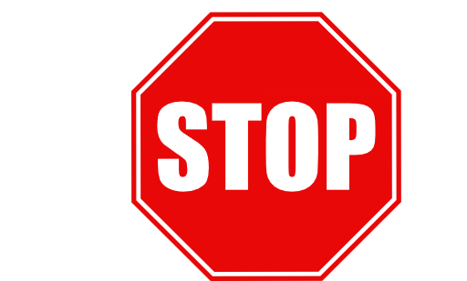 Stop sign clip.