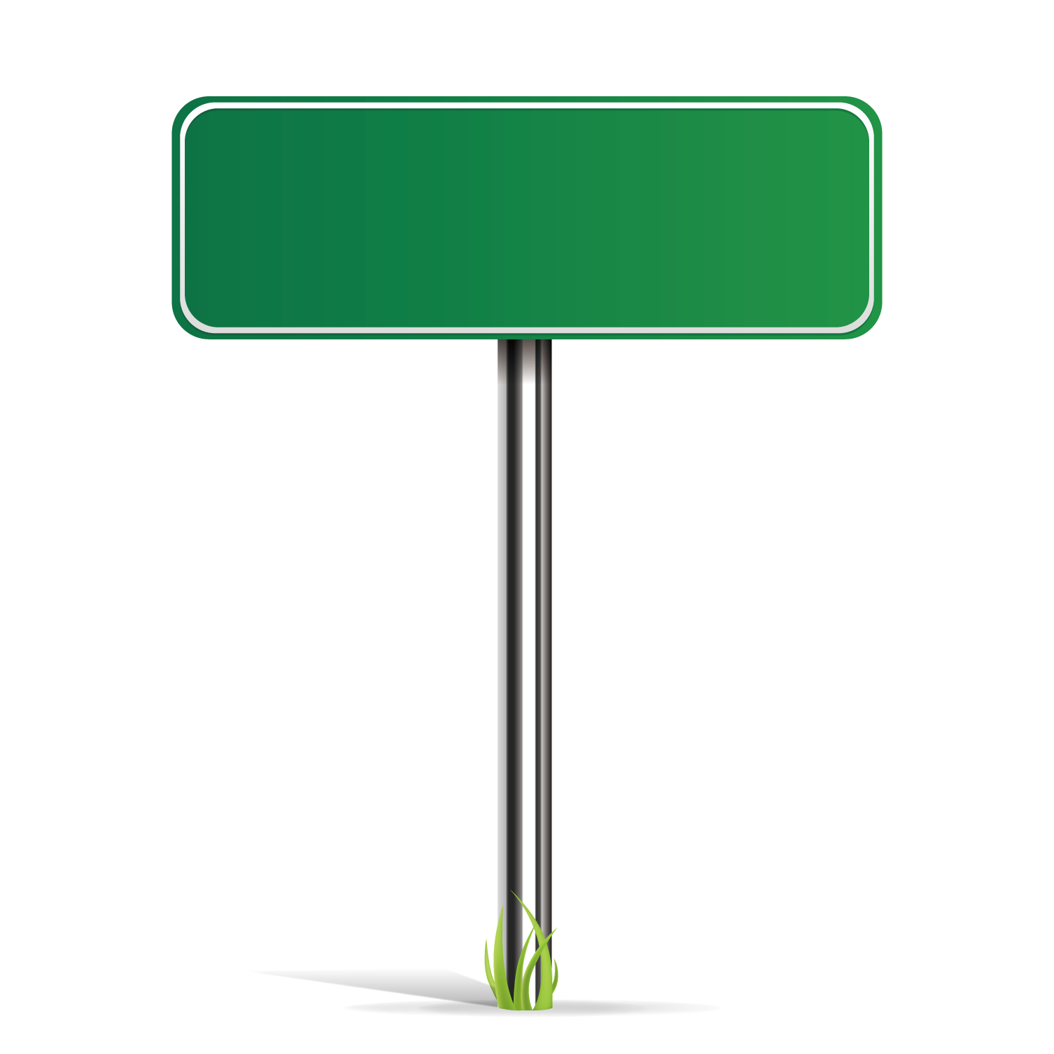Vector green road sign png download