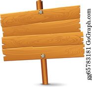 Wood sign clip.
