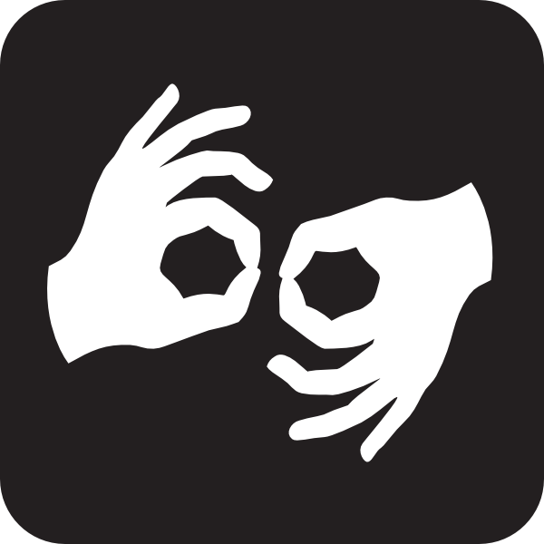 sign language clipart symbol