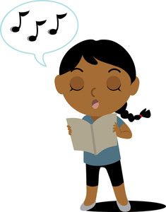 Image result for sing, clipart