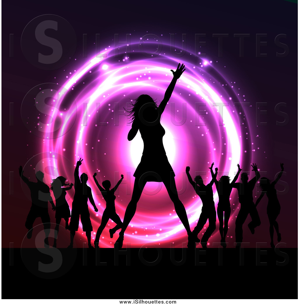 Clipart silhouetted singer.